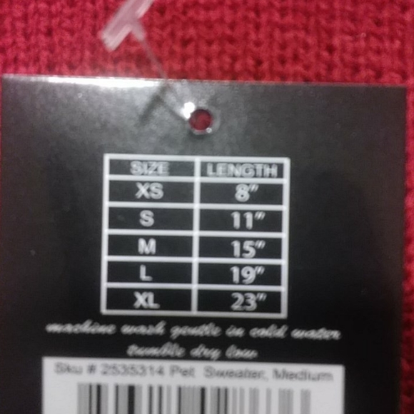 Medium Dog Sweater Woof - Picture 3 of 3